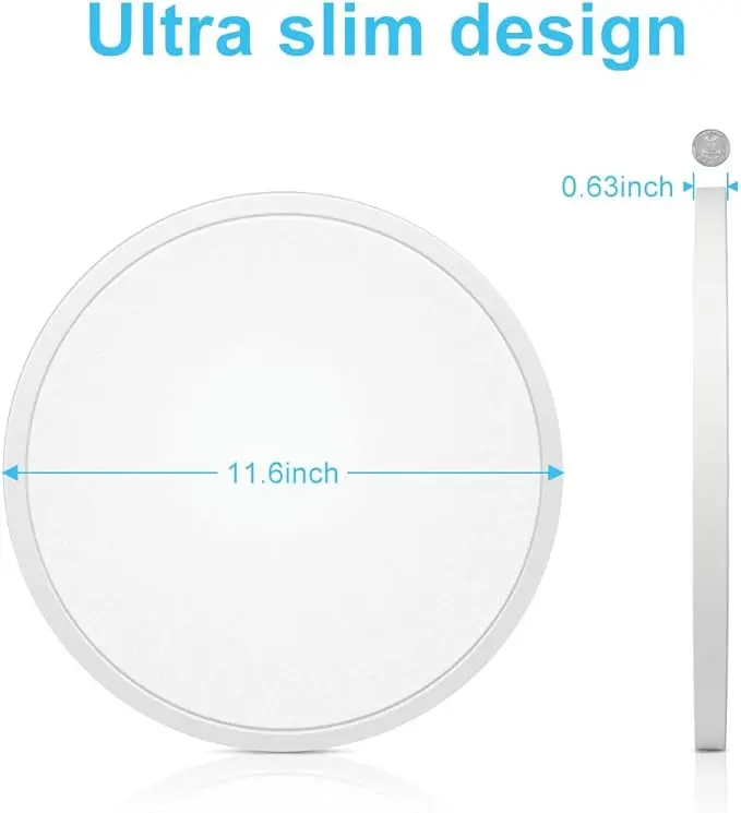 12 Inches Ultra Thin LED Flush Mount Ceiling Light-glowmorelighting6.webp