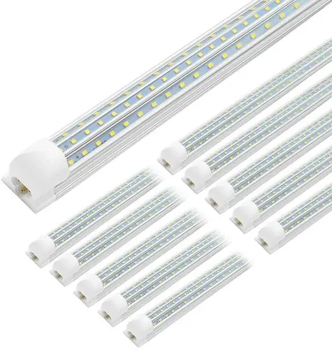 4ft T8 30Watt Integrated LED Tube, Clear lens, For Shop, Garage, Workshop, Basement 