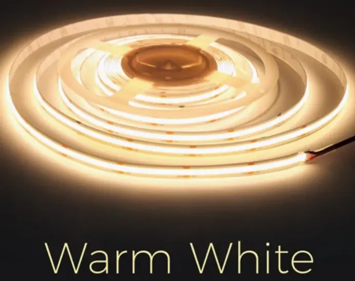 24VDC 10M Accent Series Dot less Strip Lights – 24V COB LED Strip 32ft, 528 LEDs/m, Dimmable, Dot-Free Indoor Tape for Cabinets, Shelves, Rooms & Accent Lighting – ETL, IP20