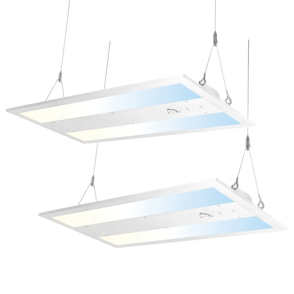 2FT LED Linear High Bay Shop Light , 165W 23925LM 145LM/W, 4000K/5000K/5700K, Dimmable, Hanging Light for Warehouse, 2 Pack